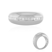 Zilveren ring met I2 (H) Diamanten (de Melo)