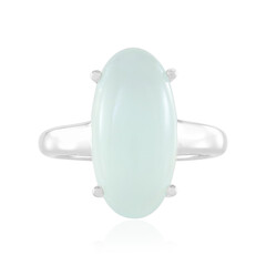 Zilveren ring met een Aqua Chalcedoon