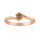 Gouden ring met een VS1 Argyle-Rose de France-Diamant (Annette)