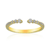 Gouden ring met I1 (H) Diamanten