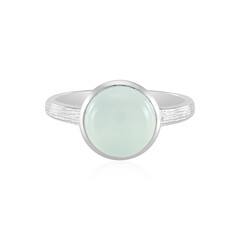 Zilveren ring met een Aqua Chalcedoon