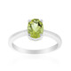 Zilveren ring met een Ouro Verde kwarts