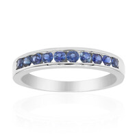 Gouden ring met Blauwe Ceylon saffieren