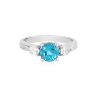 Zilveren ring met een Paraiba Topaas