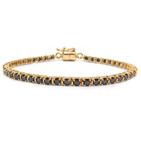 Gouden armband met zwarte diamanten (de Melo)