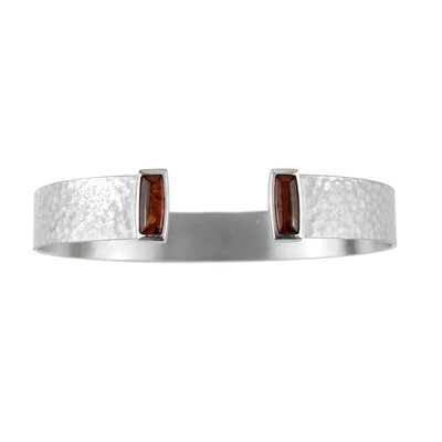 Zilveren armband met Baltische barnsteen (dagen)