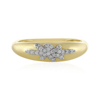 Gouden ring met Loepzuivere (F) Diamanten (LUCENT DIAMONDS)