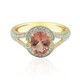 Gouden ring met een Braziliaanse roze toermalijn (Annette)