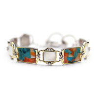 Zilveren armband met edelstenen (Dallas Prince Designs)