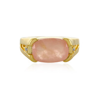 Zilveren ring met een rozen kwarts