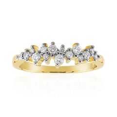 Gouden ring met Diamanten SI1 (G)