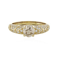 Gouden ring met een I2 Champagne Diamant (de Melo)