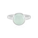 Zilveren ring met een Aqua Chalcedoon