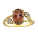 Gouden ring met een Congo Neon Toermalijn (Smithsonian)