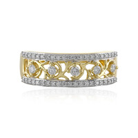 Gouden ring met Loepzuivere (F) Diamanten (LUCENT DIAMONDS)