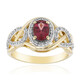 Gouden ring met een Braziliaanse roze toermalijn (Rifkind 1894 Collection)