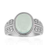 Zilveren ring met een Aqua Chalcedoon