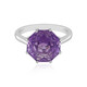 Gouden ring met een lavendel amethist (SUHANA)