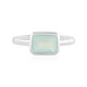 Zilveren ring met een Aqua Chalcedoon