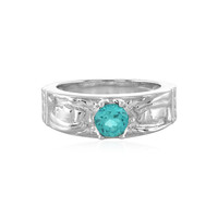 Zilveren ring met een Blauwe apatiet