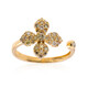 Gouden ring met SI2 Fancy Diamanten (CIRARI)