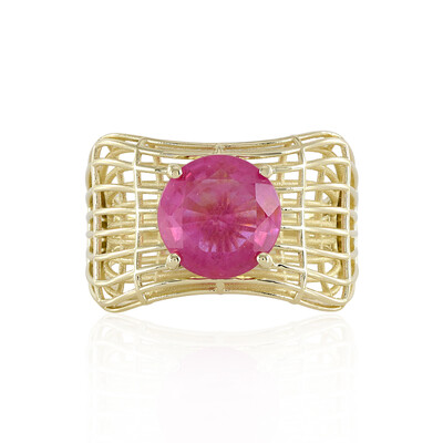 Gouden ring met een Madagaskar Roze Saffier (Ornaments by de Melo)