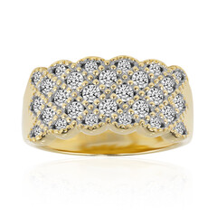 Gouden ring met Diamanten SI1 (G)