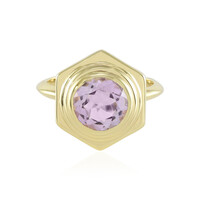 Zilveren ring met een lavendel amethist