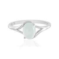 Zilveren ring met een Aqua Chalcedoon