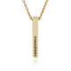 Gouden halsketting met I2 Champagne Diamanten (de Melo)