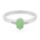 Zilveren ring met een keizerlijk chrysopraas