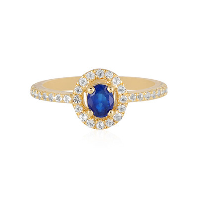 Zilveren ring met een Koningsblauwe Spinel