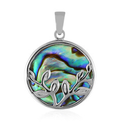 Zilveren hanger met een Abalone schelp (Art of Nature)