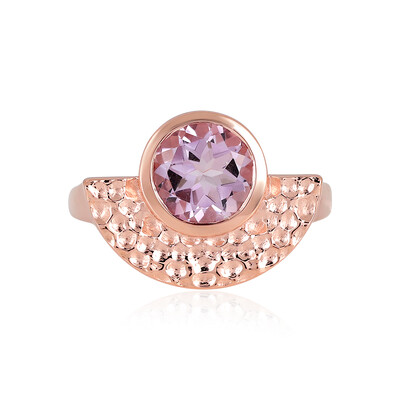 Zilveren ring met een lavendel amethist (MONOSONO COLLECTION)