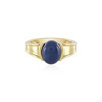 Zilveren ring met een blauwe opaal