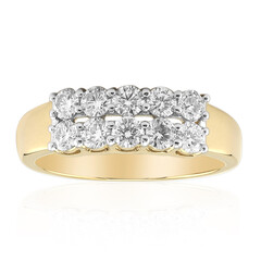 Gouden ring met Diamanten SI1 (G)