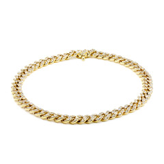 Gouden armband met I1 (H) Diamanten (CIRARI)