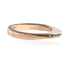 Gouden ring met I2 Champagne Diamanten (KM by Juwelo)