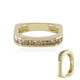 Gouden ring met I2 Champagne Diamanten (de Melo)