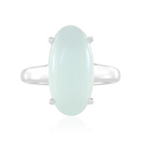 Zilveren ring met een Aqua Chalcedoon