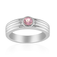 Zilveren ring met een Braziliaanse roze toermalijn (Pallanova)