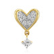 Gouden hanger met een Diamant SI1 (G) (Annette)