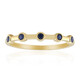 Gouden ring met blauwe saffieren