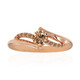 Gouden ring met een VS1 Argyle-Rose de France-Diamant (Annette)