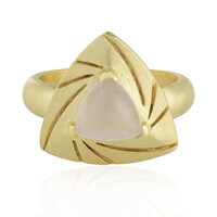 Zilveren ring met een rozen kwarts