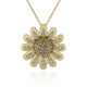 Gouden halsketting met I2 Champagne Diamanten (de Melo)