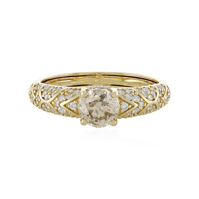 Gouden ring met een I2 Champagne Diamant (de Melo)