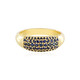 Zilveren ring met blauwe saffieren