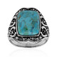 Zilveren ring met een Blauwe Kingman Mohave Turkoois (Art of Nature)