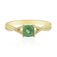 Gouden ring met een Madagaskar Demantoid (John Ferry)